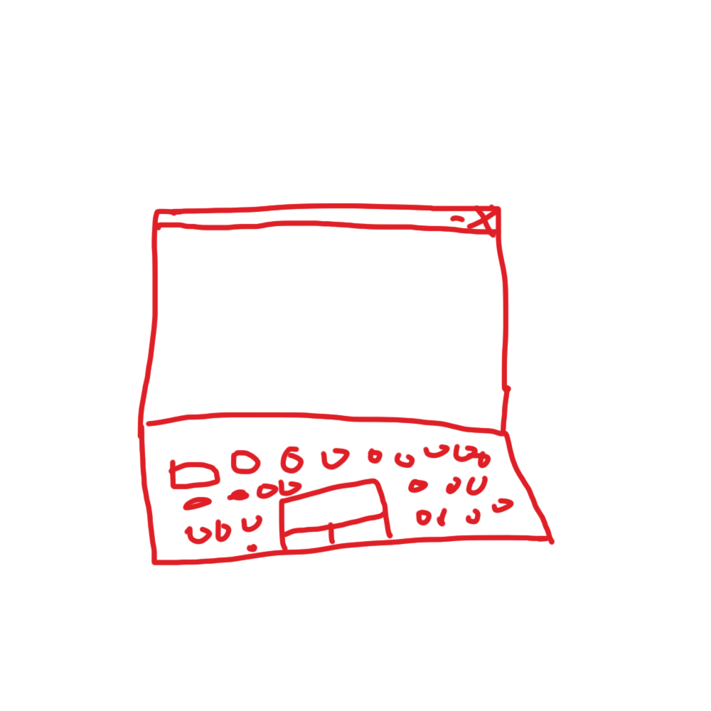 Laptop illustration